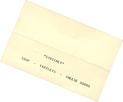 place card