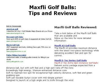 MaxFli Golf Balls